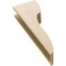 Ekena Millwork 6"W x 12"D x 36"H Thin Carmel Rough Cedar Woodgrain TimberThane Corbel, Primed Tan CORUR06X12X36CARRCPR - alternate 2